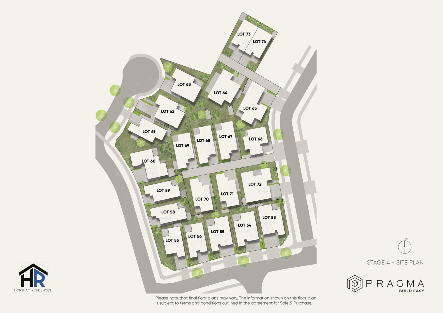 Stage 4 site plan — Horsham Residences