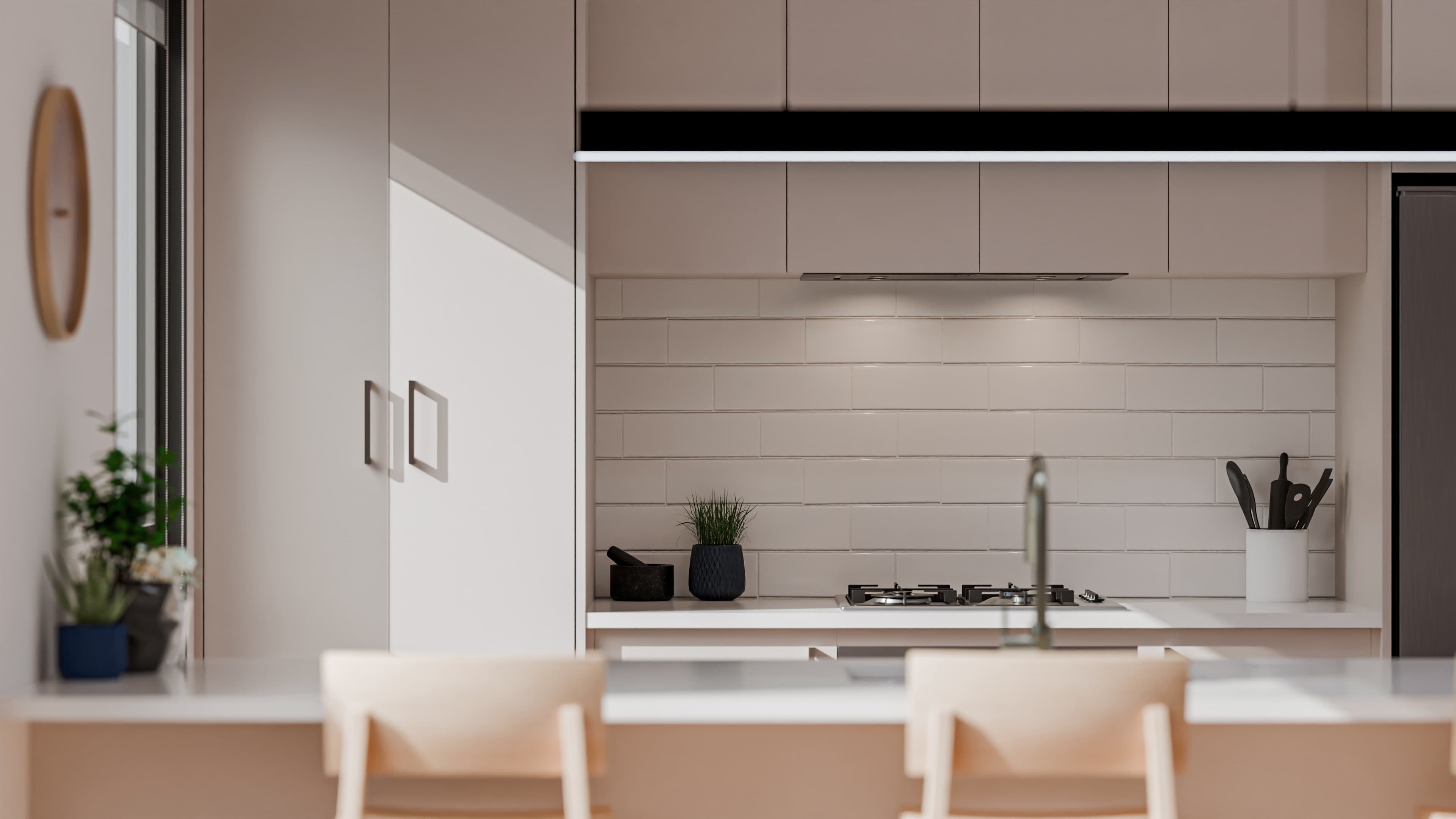 Kitchen at The Horsham Residences